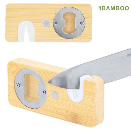 opener slijper bamboe magnetisch stowel
