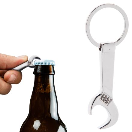 flesopener sleutelhanger spanner