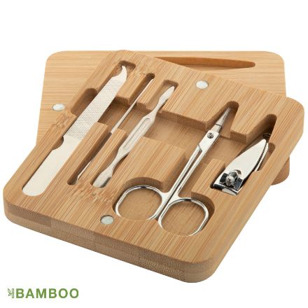 bamboe manicureset manoky