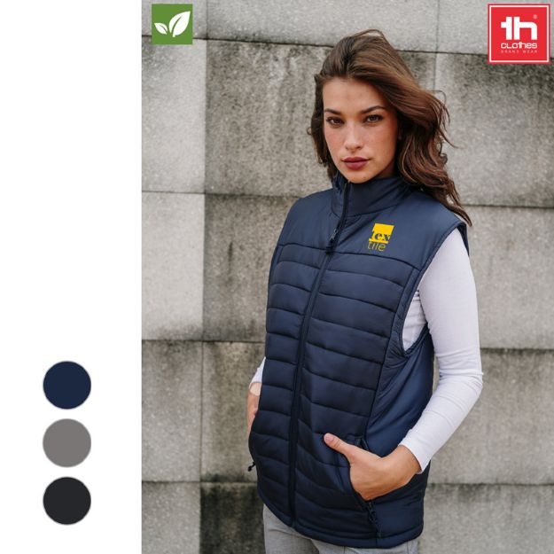 thc cloud. gevoerd vest (unisex) maten: xs-3xl