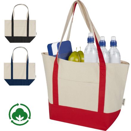 sam draagtas van 320 g/m2 gerecycled katoen