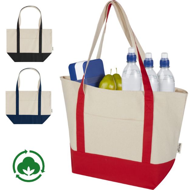 sam draagtas van 320 g/m2 gerecycled katoen