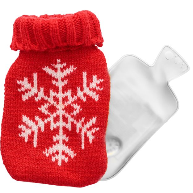 kerst heat pad in de vorm van een warmwaterfles ma