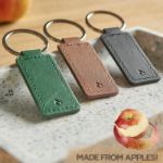 appel leren en pu sleutelhanger sabrina