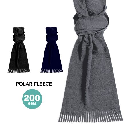 fleece sjaal, anti-pilling