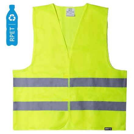 reflecterend vest r-pet polyester één maat safrox