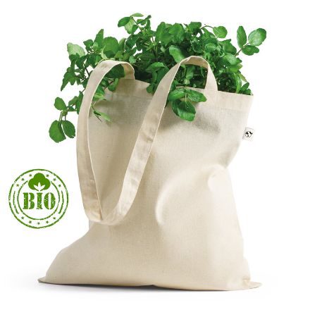 leon. 100% biologisch katoenen tas 140 g/m2