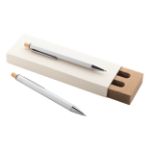pennenset balpen vulputlood recycled aluminium ral - zilver