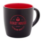 zwarte keramische mok sculptus