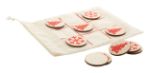 boter-kaas-en-eieren kerstdesign met 10 jetons