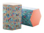 custom made adventskalender eco zeshoekig