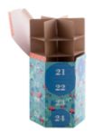 custom made adventskalender 6-hoekig 24 vakken