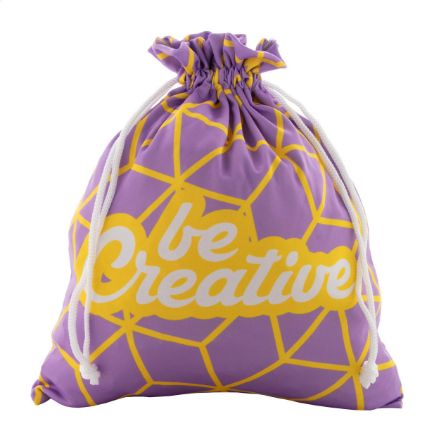 custom made geschenktas met gekleurd koord l