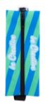 custom made rpet pennendoos met rits en band - zwart