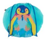 custom made rpet bolvormige tas met trekkoord - blauw
