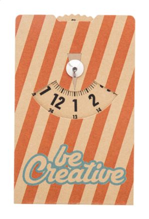 custom made kraft papieren parkeerschijf eco