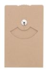 custom made kraft papieren parkeerschijf eco