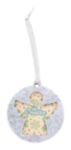 custom made rpet kerstboomornament met lint