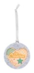 custom made rpet kerstboomornament met lint
