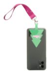 custom made rpet mobiel polsband xmas met haak