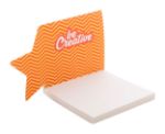 custom made sticky notitieblok 50 vel recycled - wit
