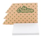 custom made sticky notitieblok 50 recycled papier