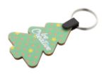 custom made sleutelhanger met kerst motief