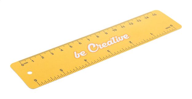 custom made voorzijde papieren liniaal 15 cm
