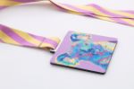 custom made medaille met rpet lanyard vierkant