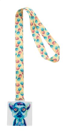 custom made medaille vierkant rpet lanyard