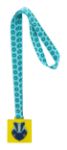 custom made medaille vierkant rpet lanyard - 