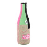 custom made rpet fleskoeler wijn of champagne - zwart