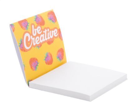 custom made sticky notitieblok verticale koptekst