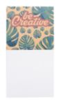 custom made sticky notitieblok eco verticale tekst
