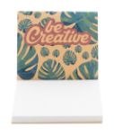 custom made sticky notitieblok eco verticale tekst