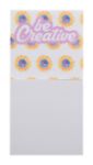 custom made sticky notitieblok en wilde bloemzaden