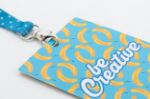 custom made papieren badge events beide zijden