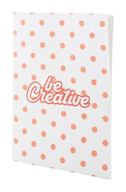 custom made a6 notitieboek zaadpapier 32 vellen