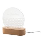 custom made led-licht trofee houten voet usb - 