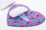 custom made rpet muismat hartvorm met antislip