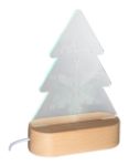 custom made kerstboom led trofee op houten basis