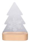 custom made kerstboom led trofee op houten basis