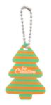 custom made rpet kerstsleutelhanger met ketting - 