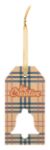 custom made cadeaulabel eco gestanst kerstmotief - 