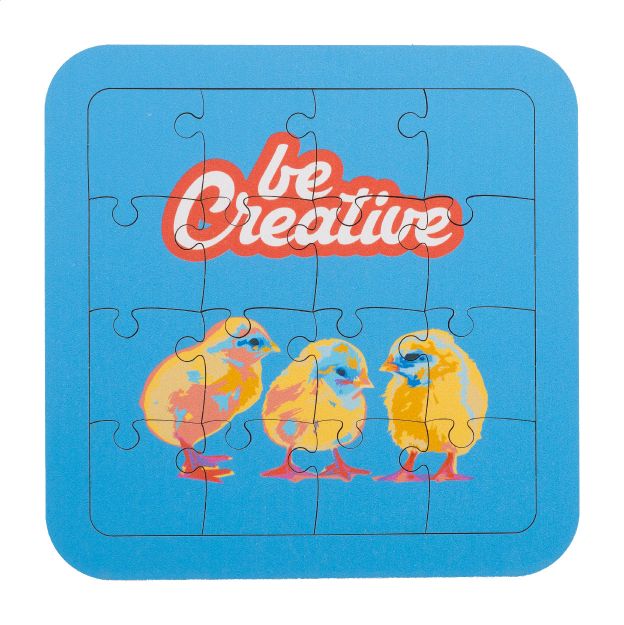 custom made houten puzzel 16 stuks berkmultiplex