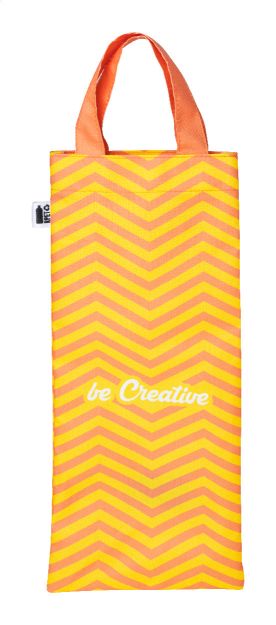 custom made rpet wijnzak met korte handvatten