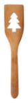 bamboe lepel met gestanst kerstdesign - 