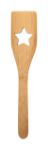bamboe lepel met gestanst kerstdesign - 