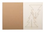 custom made kerstkaart eco van houtpulpkarton