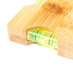 multifunctionele sleutelhanger bamboe met ring